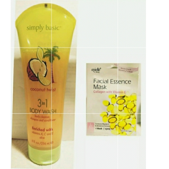 Coconut Twist, 3 in 1, Bath Wash, Shampoo & Cond - Picture 1 of 1